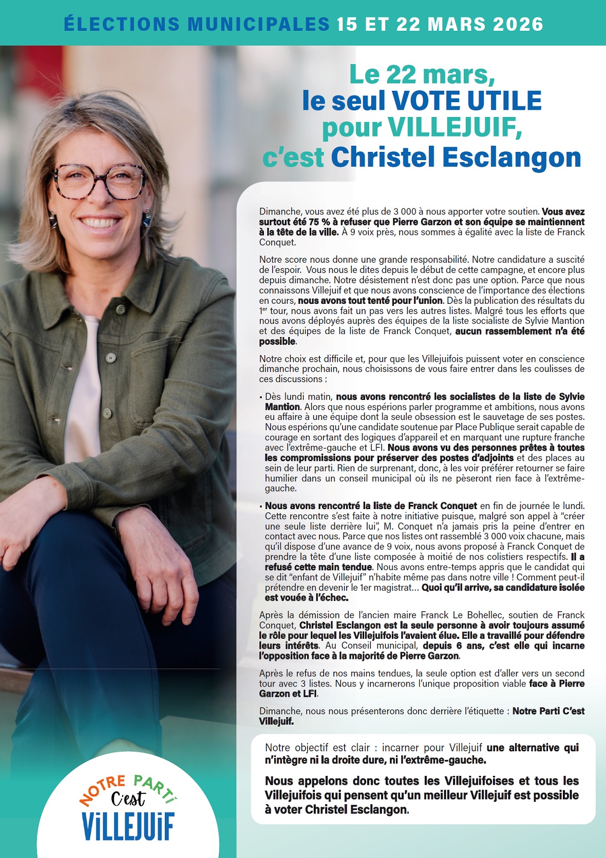 profession de foi 2eme tour page 1